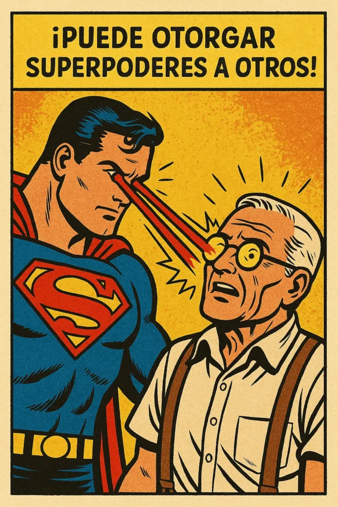 Puede otorgar superpoderes a otros