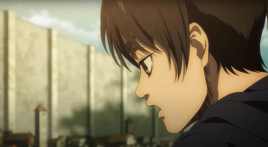 Eren y Armin mirando al cielo, simbolizando el cambio de perspectiva