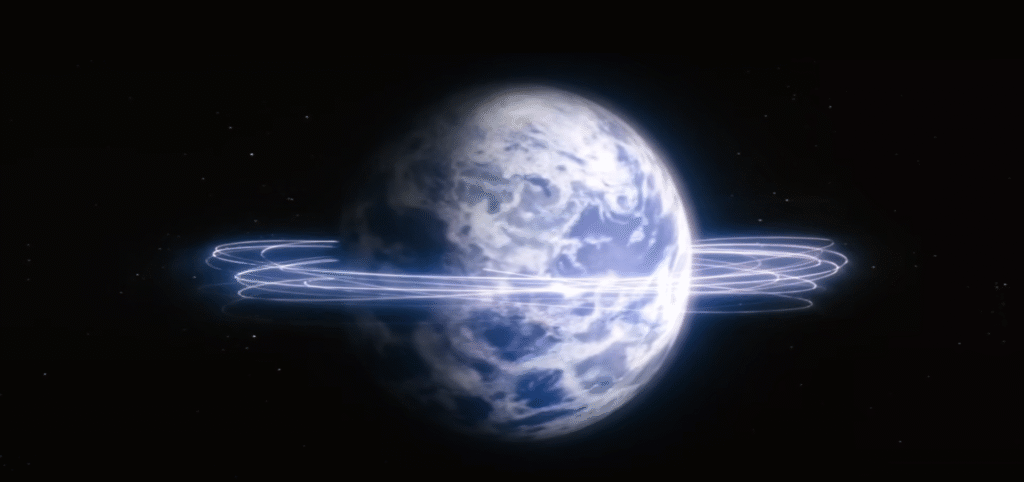 Superman Rebobinar el tiempo girando la Tierra