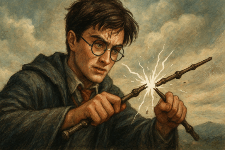 harry potter varita sauco-harry rompe final