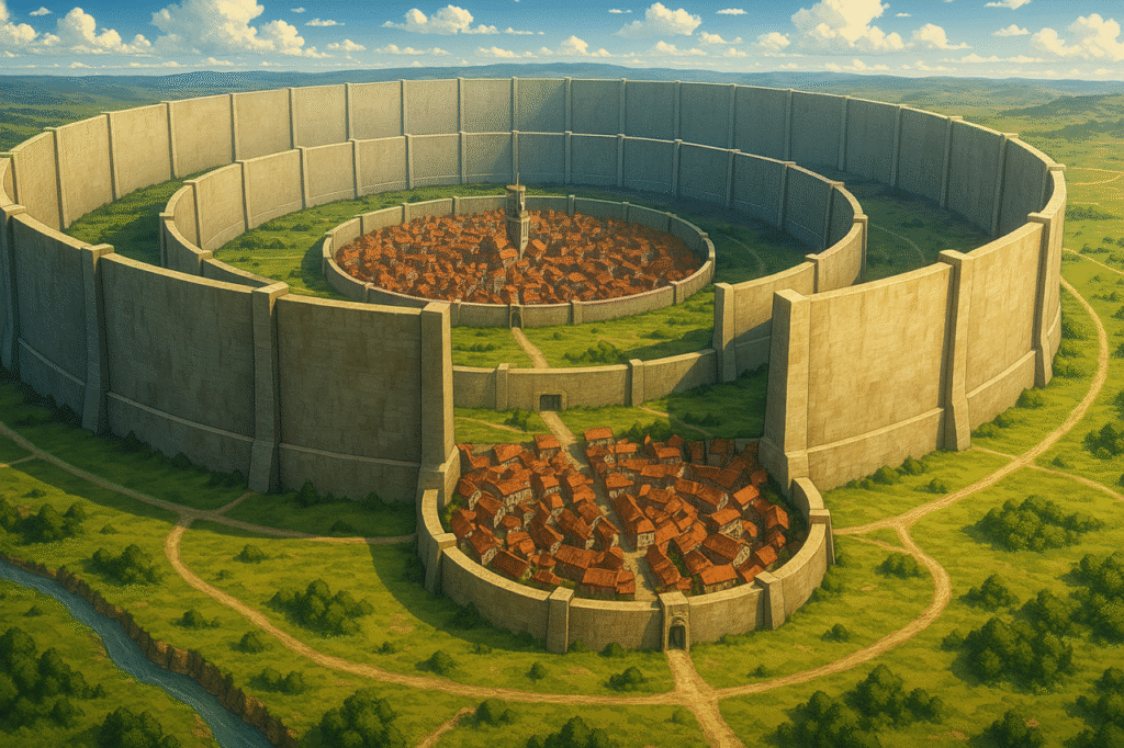 shiganshina muros concentricos mapa anime