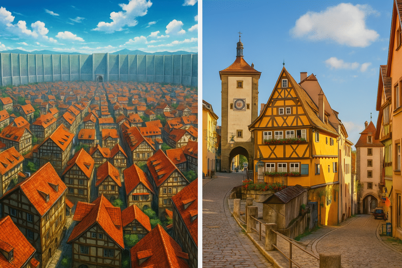 ¿Shiganshina fue real? La ciudad de Attack on Titan y su espejo histórico