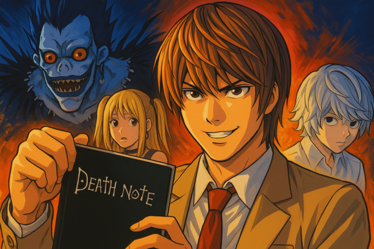 Death note light ryuk misa