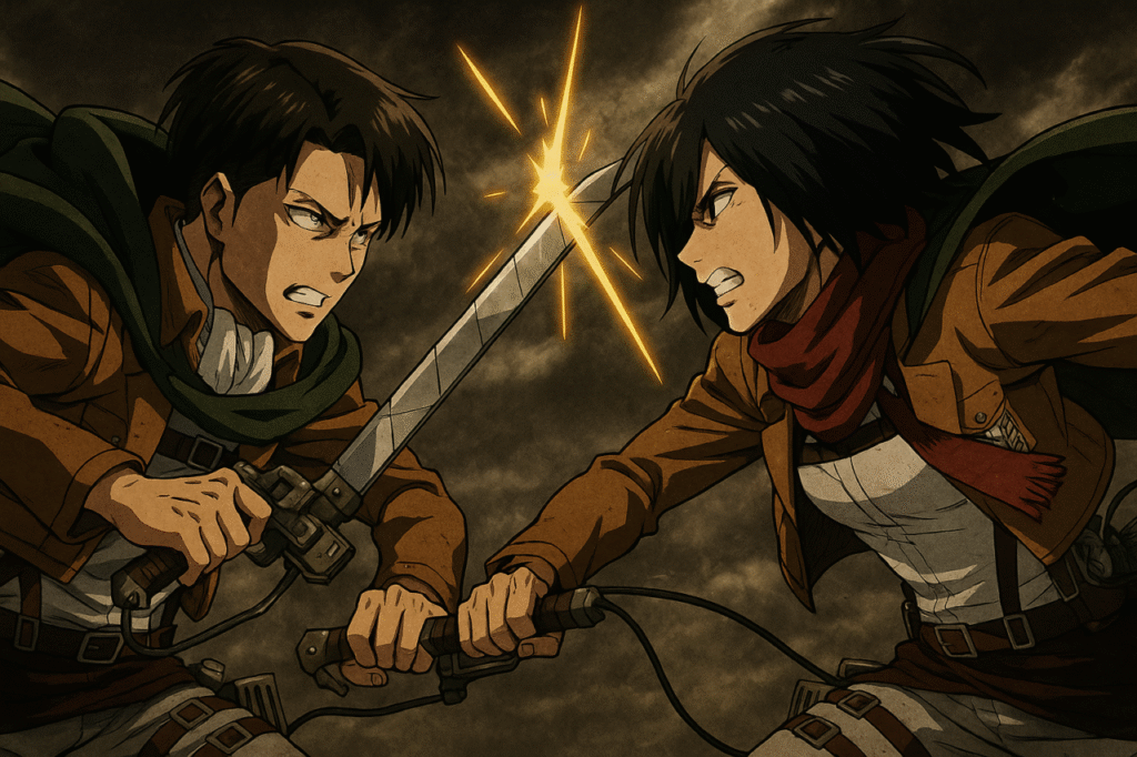 ¿Levi o Mikasa? El duelo más brutal de Attack on Titan
