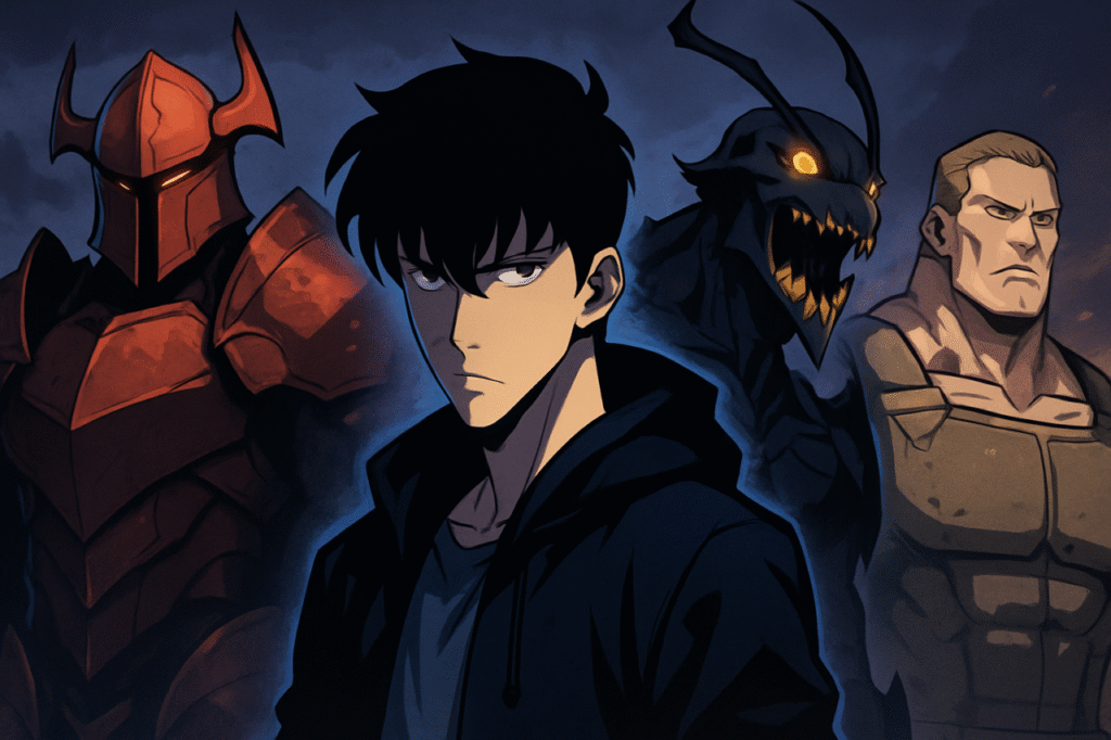 los personajes mas fuertes de solo leveling