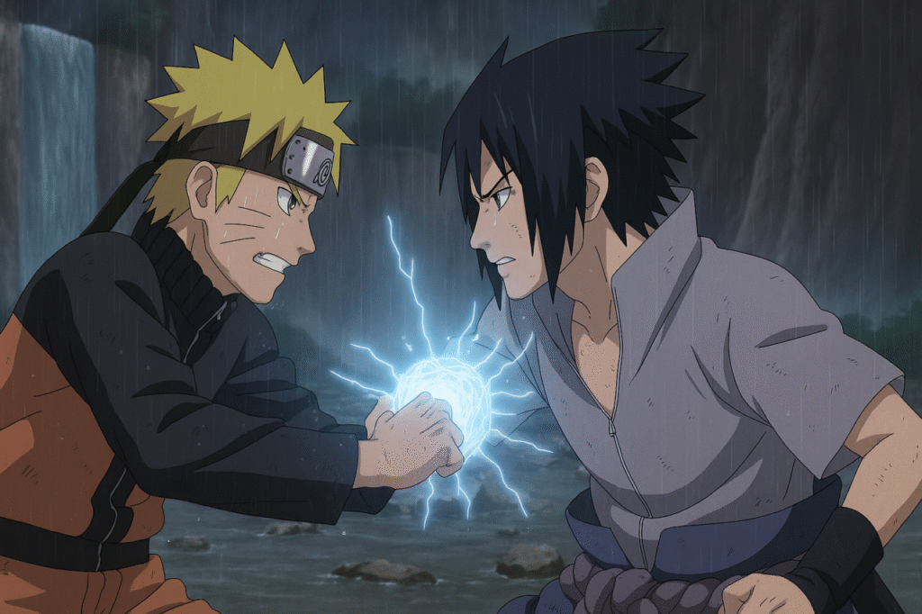 naruto vs sasuke valle del fin