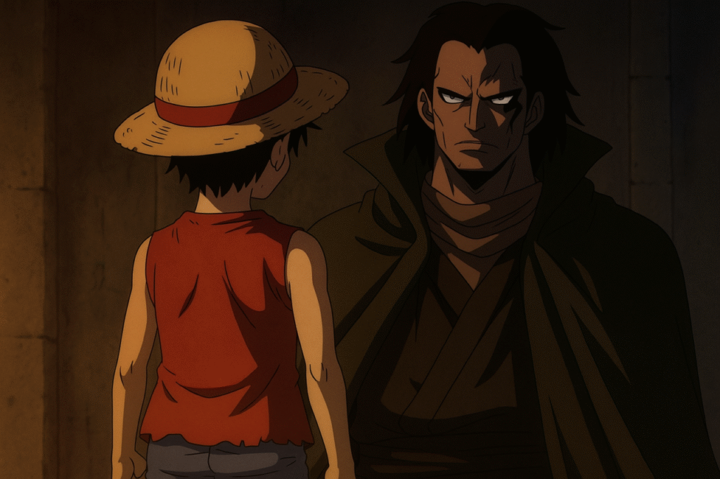 luffy y dragon misterio linaje d