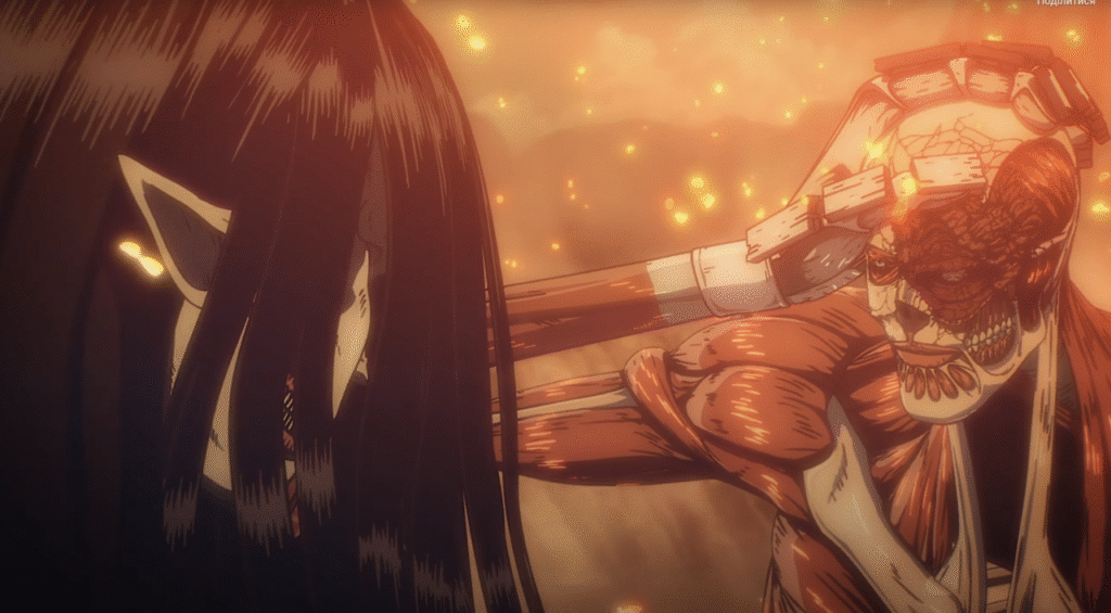 ¿Recuerdas esa escena en Attack on Titan que te dejó sin aliento? 15 Final Battle – Airship Attack & Mikasa Beheads Eren