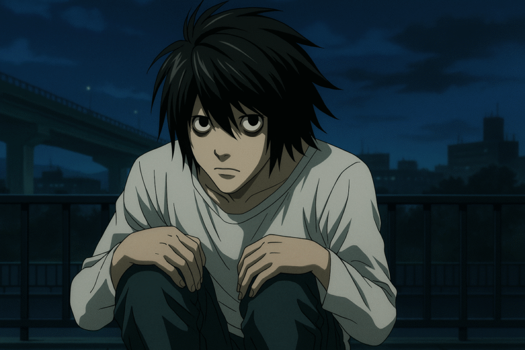 death note l anime stop cadr