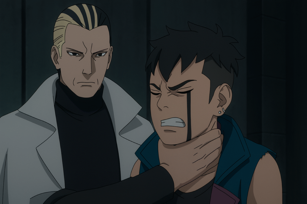 kawaki jigen isshiki manipulacion abuso boruto