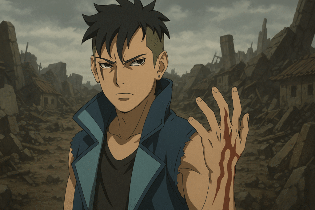 kawaki origen historia poderes boruto