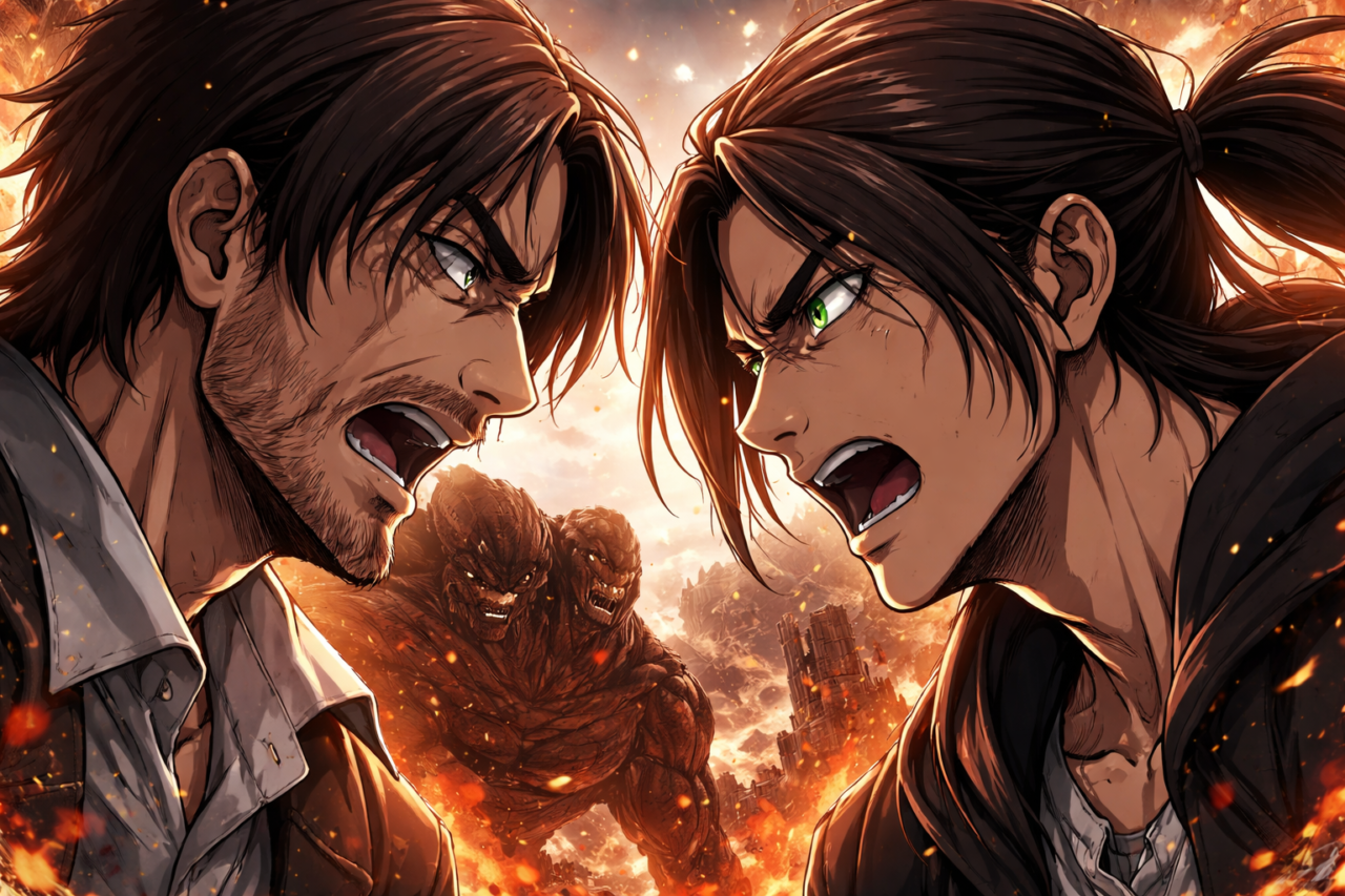 Eren y Grisha Yeager