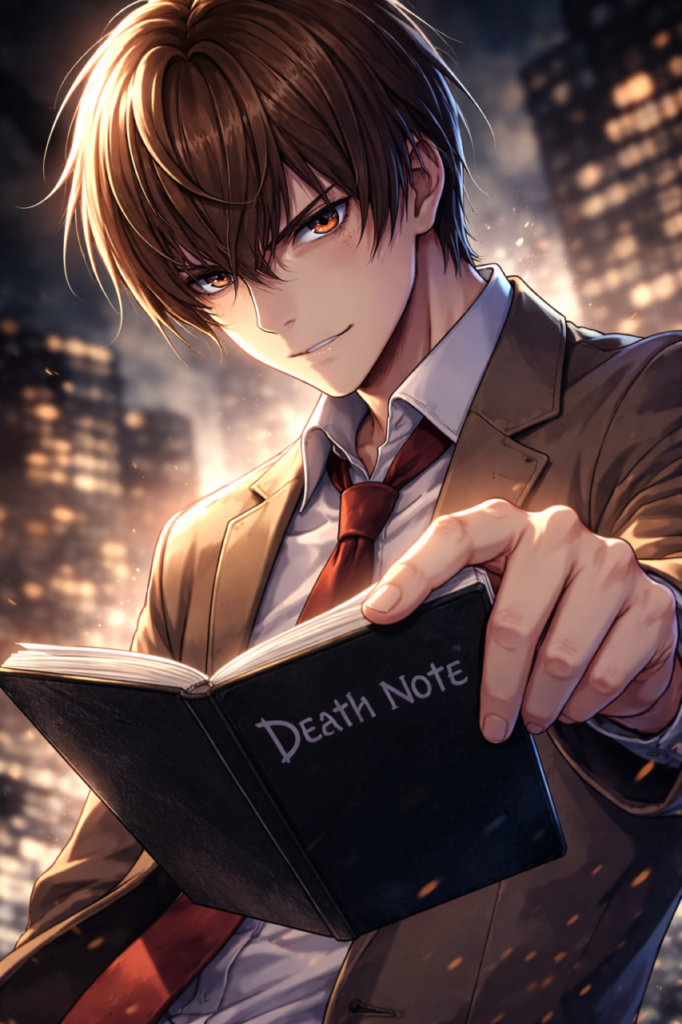 Light Yagami – perfeccion inteligencia y amenaza