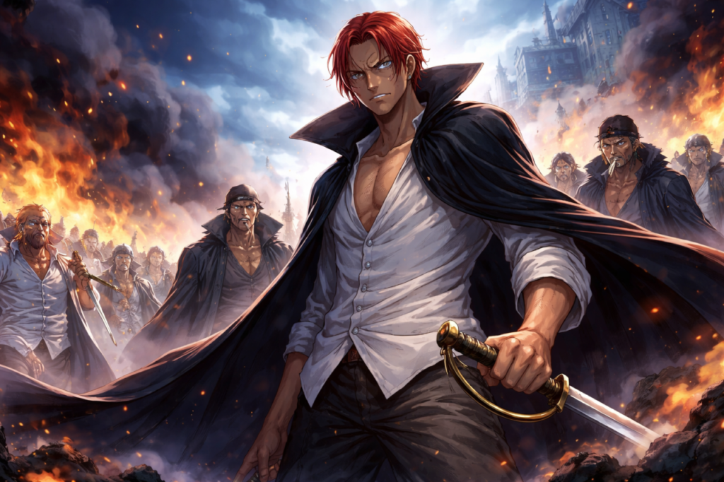 Shanks Marineford scene