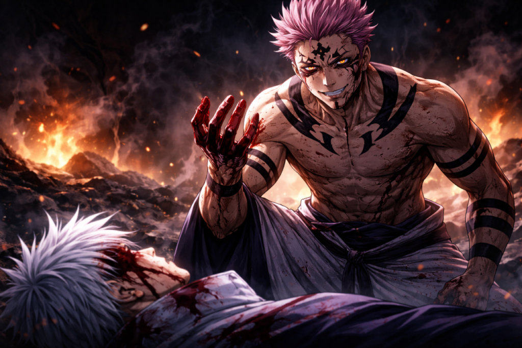 Sukuna no gano por fuerza bruta