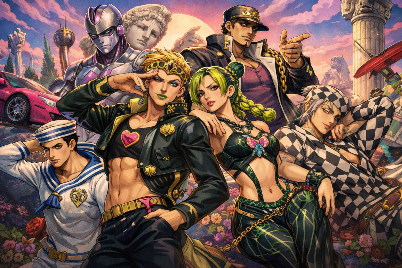 JoJo y su estética imposible: estilo, poses y obsesiones 1 JoJo y su estetica imposible