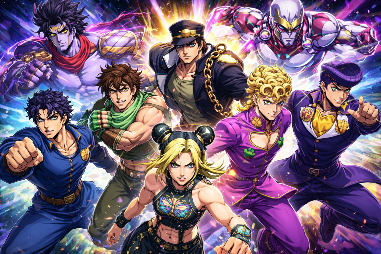 orden correcto para ver JoJos Bizarre Adventure