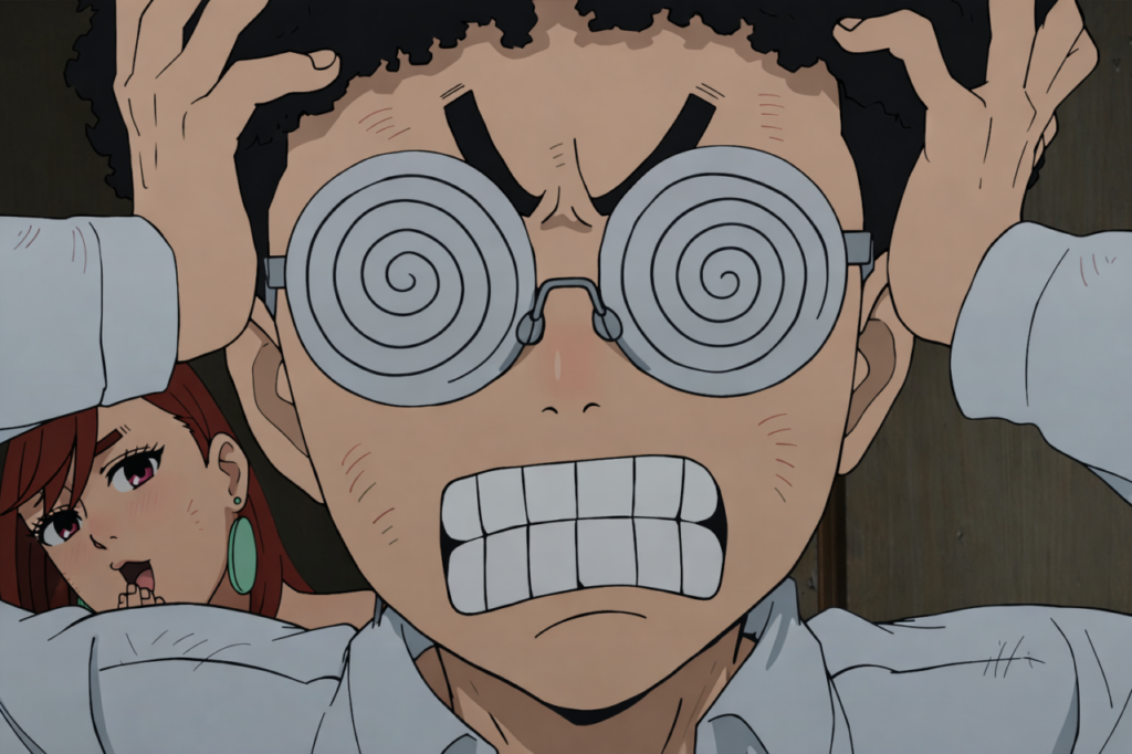 El cuerpo de Okarun como campo de batalla