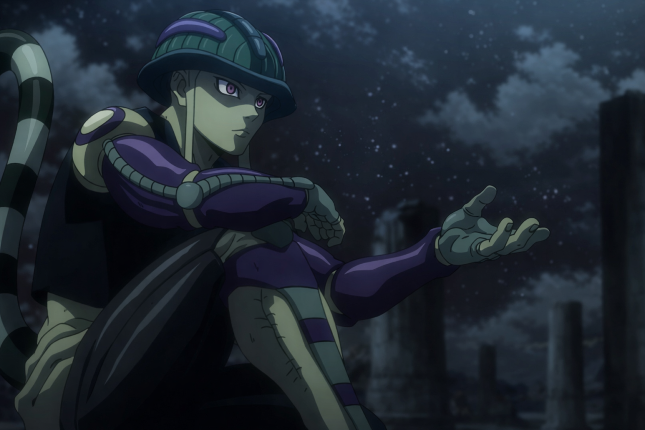 Meruem, el villano mas humano del anime moderno 1 Meruem Hunter x Hunter Chimera Ant King introspective scene