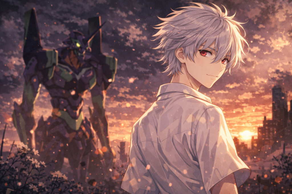 Top 10 personajes queer más memorables del anime 7 Kaworu Nagisa — Neon Genesis Evangelion