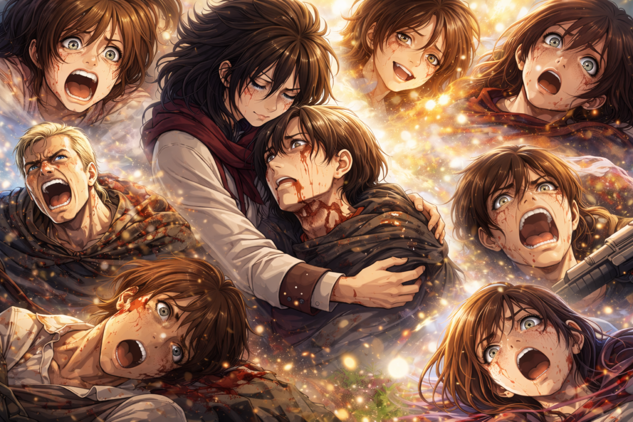 muertes mas tragicas de Attack on Titan
