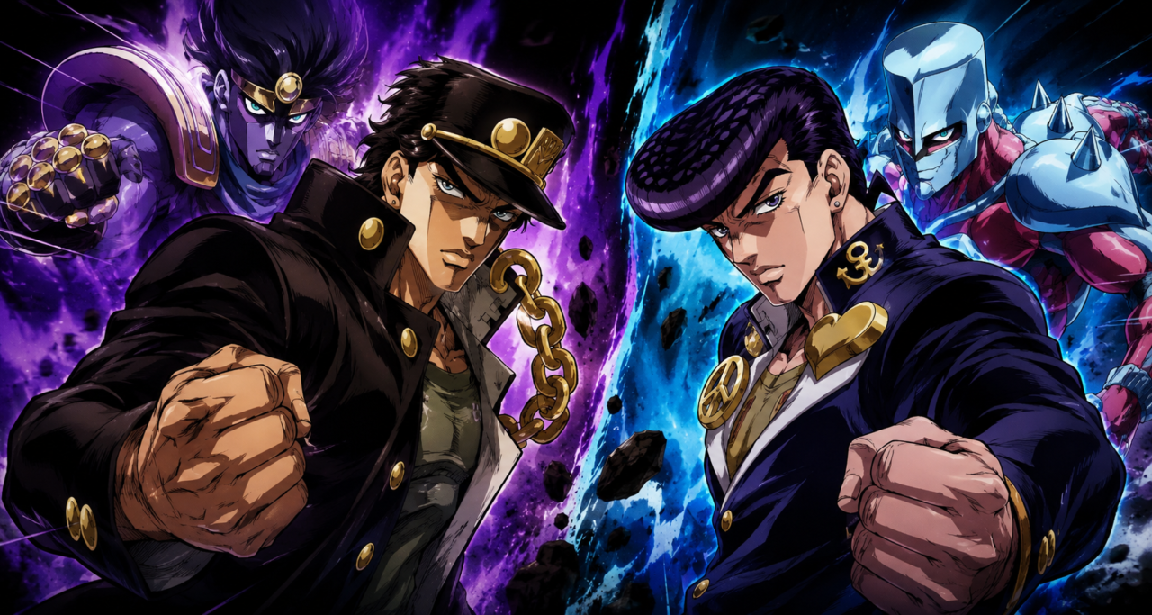 Jotaro vs Josuke