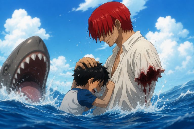 Por qué Shanks perdió el brazo en One Piece 10 Por qué Shanks perdió el brazo en One Piece