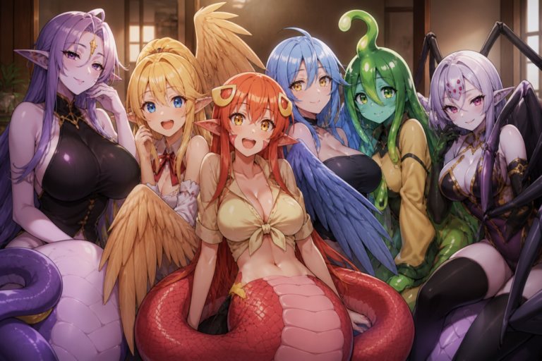 Por qué las chicas monstruo dominan el anime 9 Por qué las chicas monstruo dominan el anime