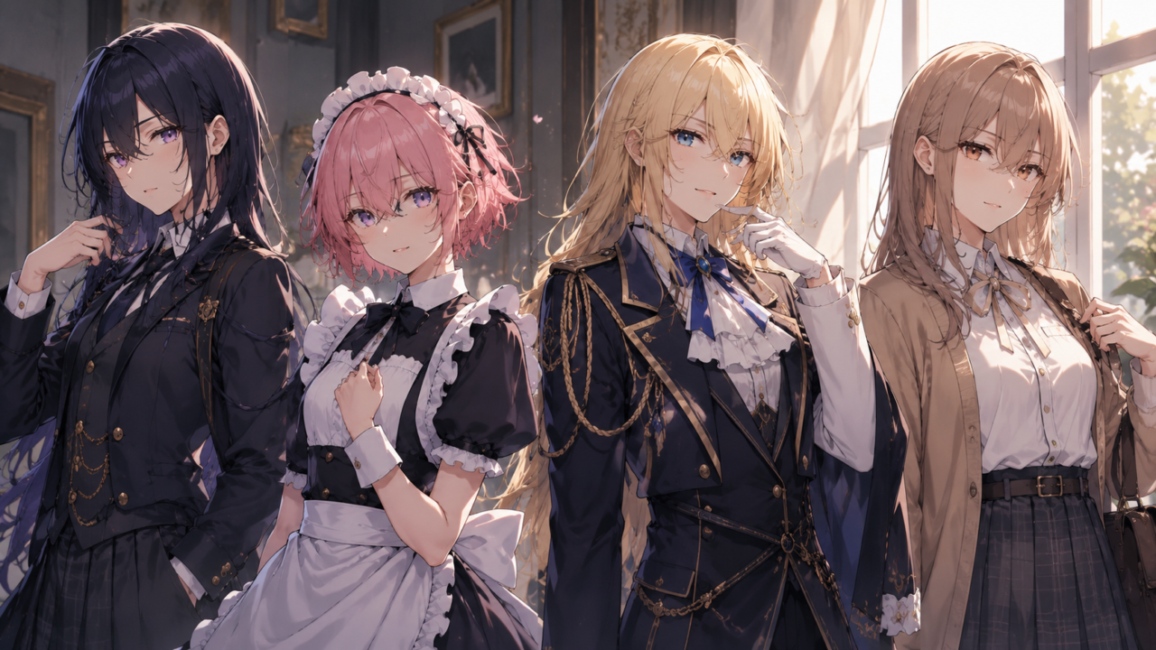 anime con crossdressing