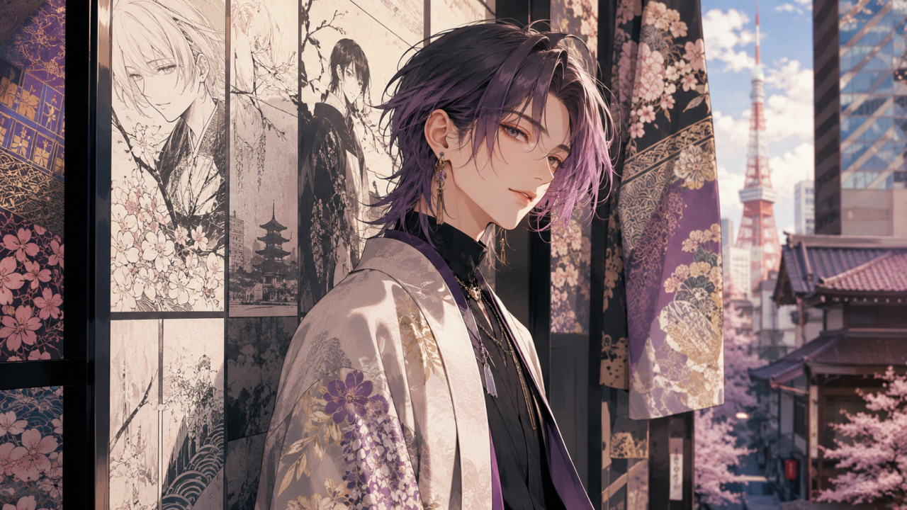 feminine male characters japanese culture anime cover